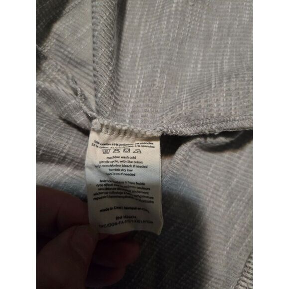 Donni x Anthropologie Women's Gray Ribbed Striped Cardigan Size OSFA - Picture 4 of 5